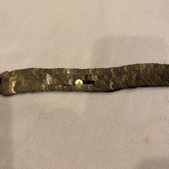 VINTAGE sequin long belt - Picture 8 of 12
